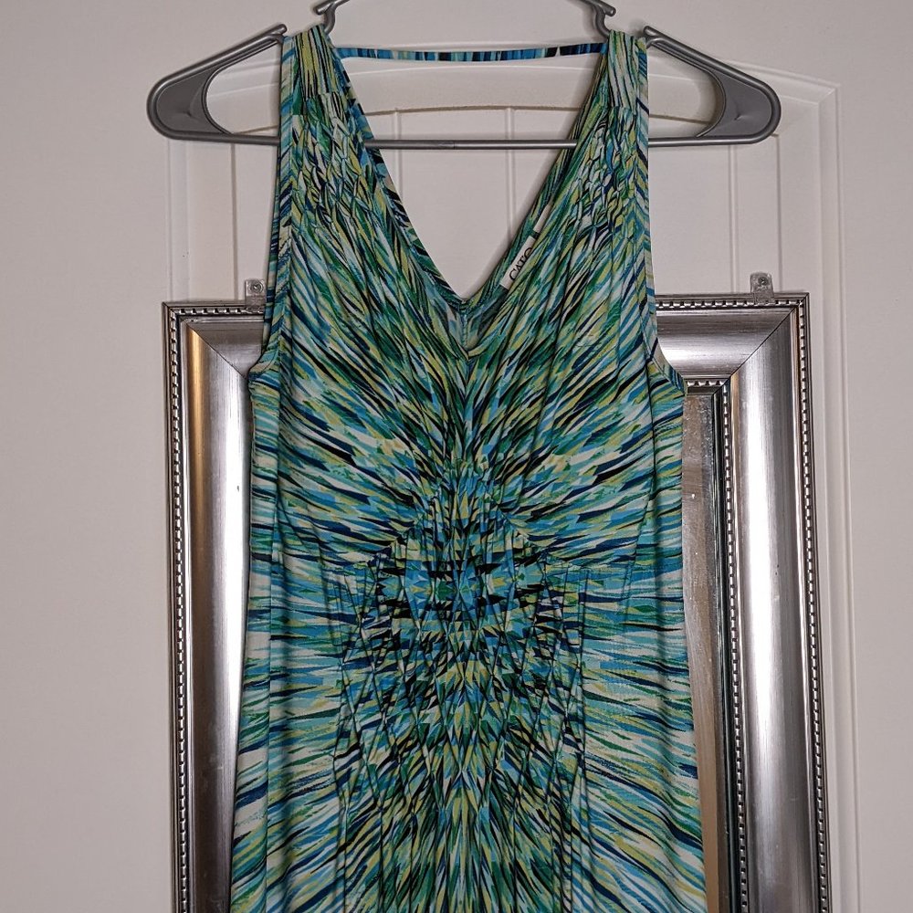 Cato Dimensional Maxi Dress